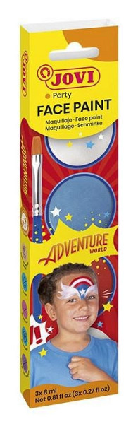JOVI Obličejové barvy 3x 8ml - Adventure