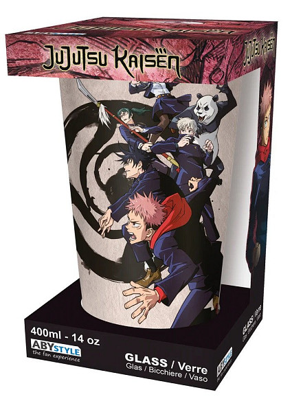 Jujutsu Kaisen Sklenice 400 ml - Tokyo vs Kyoto