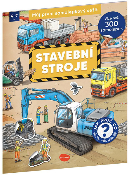 Můj první samolepkový sešit – STAVEBNÍ STROJE