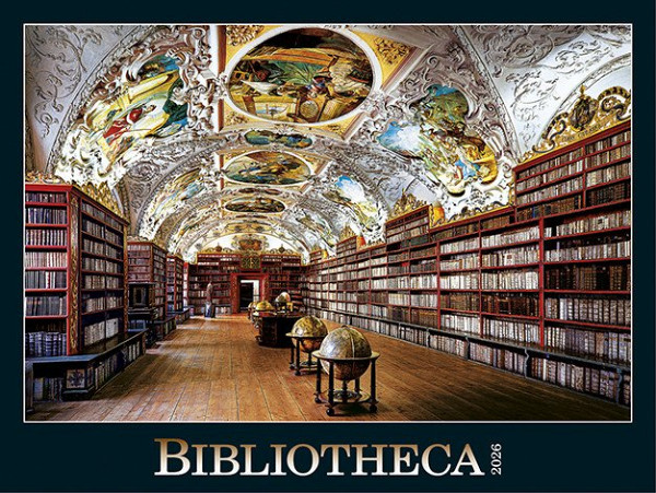 Kalendář 2026 Bibliotheca, nástěnný, 56 x 42 cm