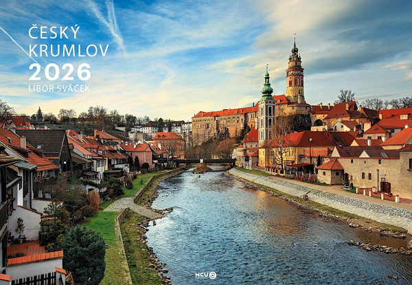 Kalendář 2026 Český Krumlov - nástěnný na šířku