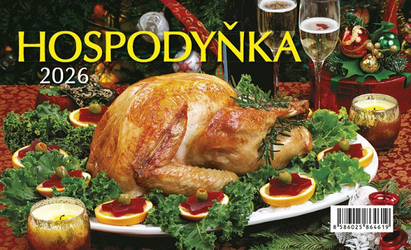 Kalendář 2026 Hospodyňka, stolní, 23 x 14 cm