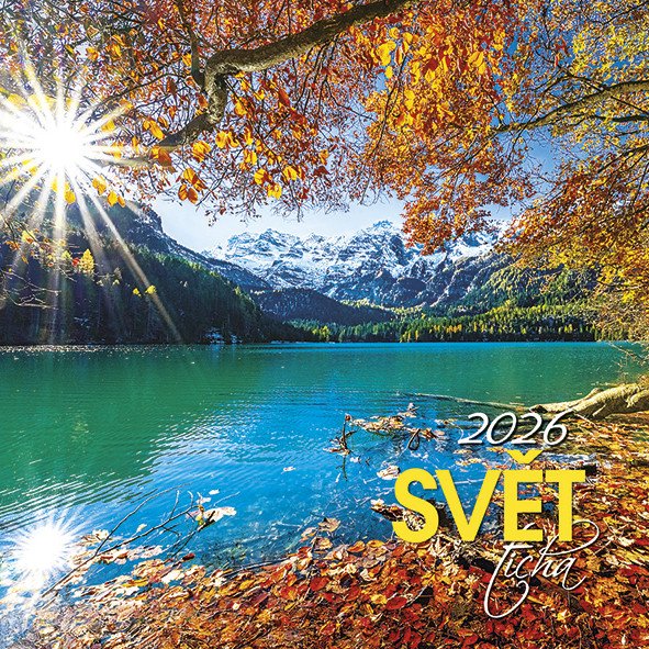 Kalendář 2026 Svět ticha, nástěnný, 33 x 33 cm