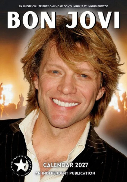 Kalendář 2027 - Bon Jovi A3