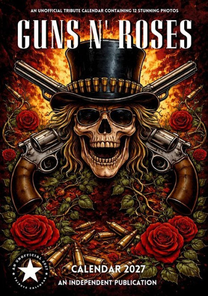 Kalendář 2027 - Guns & Roses A3