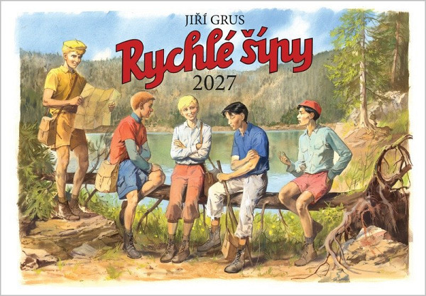 Kalendář 2027 Rychlé šípy - nástěnný