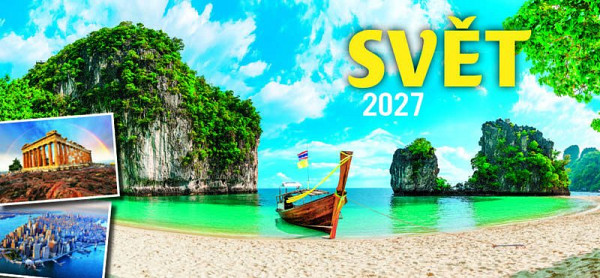 Kalendář 2027 stolní: SVĚT