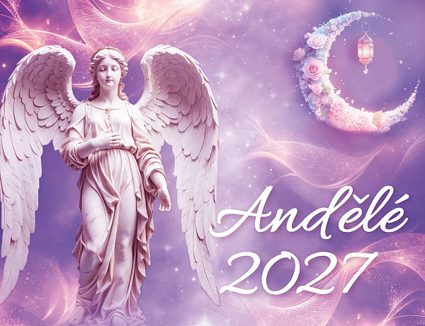 Kalendář Andělé 2027 - stolní