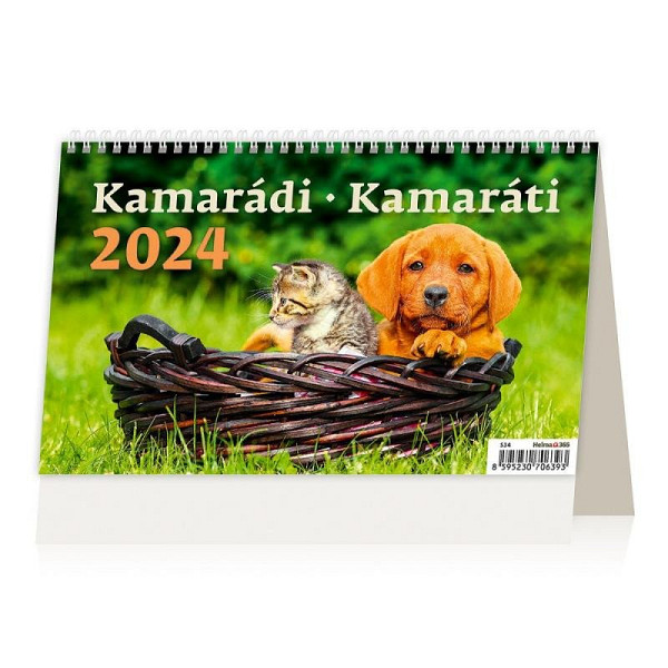 Kalendář stolní 2024 - Kamarádi/Kamaráti