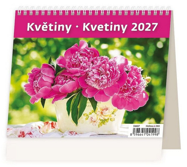 Kalendář stolní 2027 - MiniMax Květiny