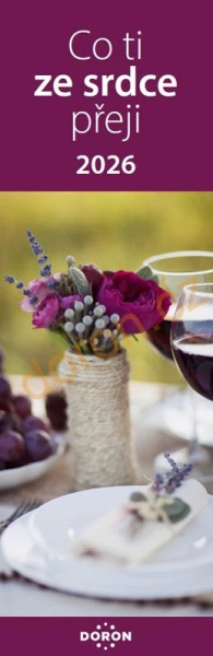 Kalendář záložkový 2026 - Co ti ze srdce přeji