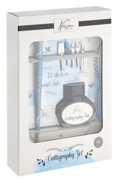Kaligrafická sada s inkoustem 7 ks