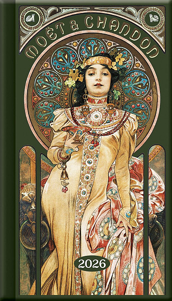 Kapesní diář 2026 - Art Mucha (A6)