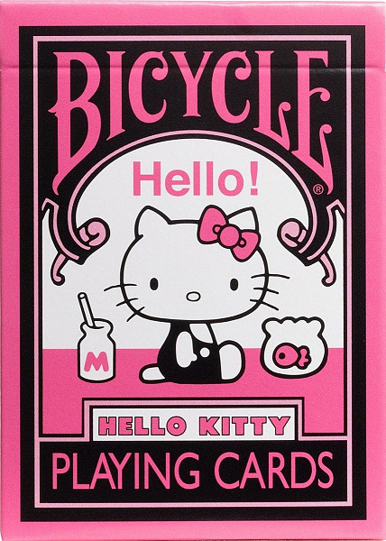 Karty - Hello Kitty Black-Pink