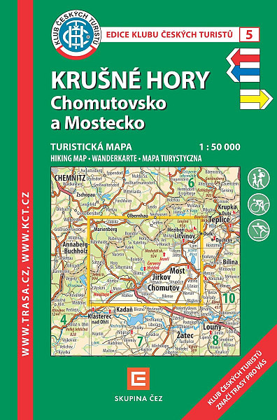 KČT 5 Krušné hory-Chomutovsko a Mostecko 1:50 000 / turistická mapa