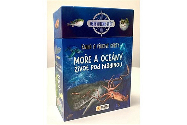 Moře a oceány - Objevujeme svět (Dárkový box - kniha + výukové karty)