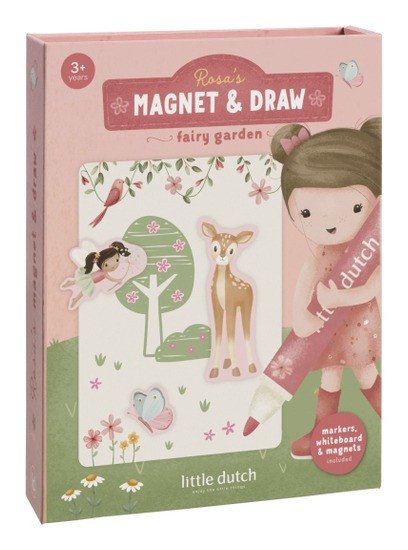 Knížka s magnety Rosa Fairy Garden