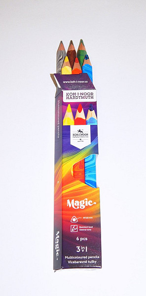 Koh-i-noor vícebarevné tužky MAGIC - 6 ks