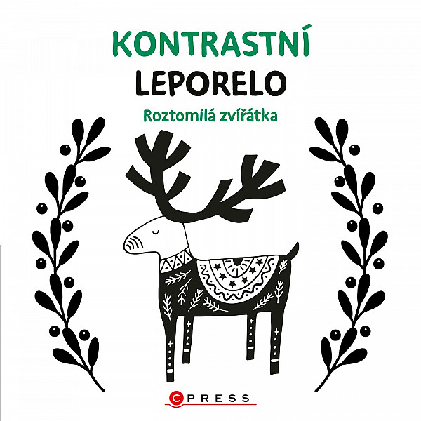 Kontrastní leporelo: Roztomilá zvířátka