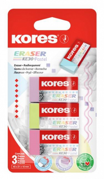 Kores Pryž pastel 3 ks