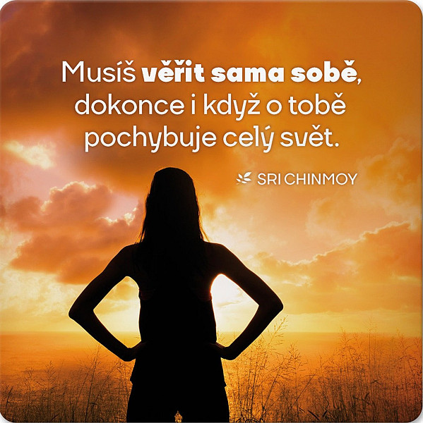 Korkový podtácek s citátem 