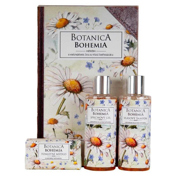 Kosmetická sada Botanica heřmánek (sprchový gel, šampon, mýdlo)