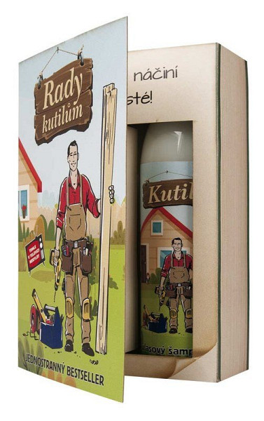 Kosmetická sada Kniha pro kutily - sprchový gel 250 ml a vlasový šampon 250 ml