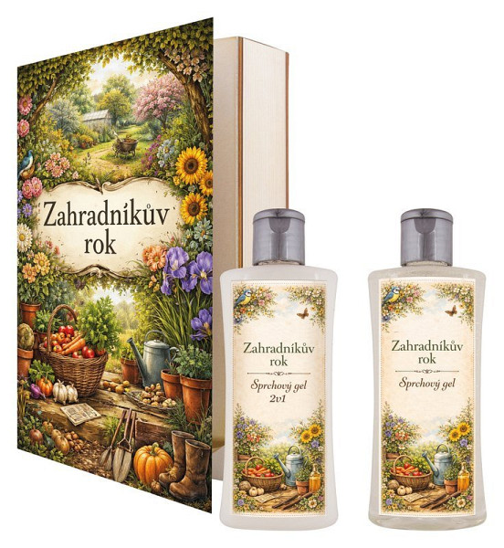 Kosmetická sada Kniha Zahradníkův rok - 2x sprchový gel 250 ml