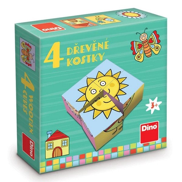 Kostičky Pro Nejmenší Dětičky 4 ks