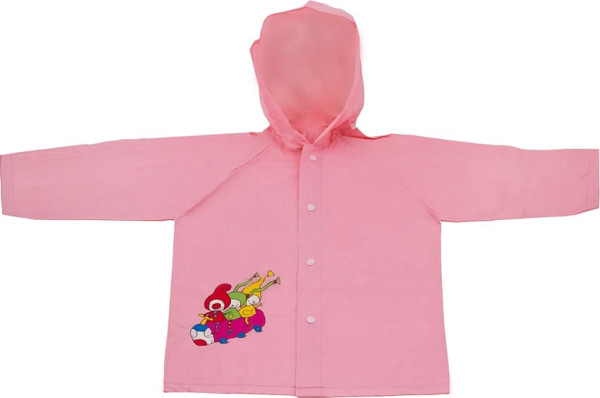 Dětská pláštěnka Kouzelná školka, růžová, 5-6 let