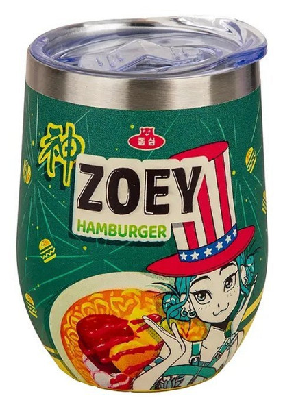 KPop Demon Hunters Cestovní hrnek/Zoey Hamburger 350 ml