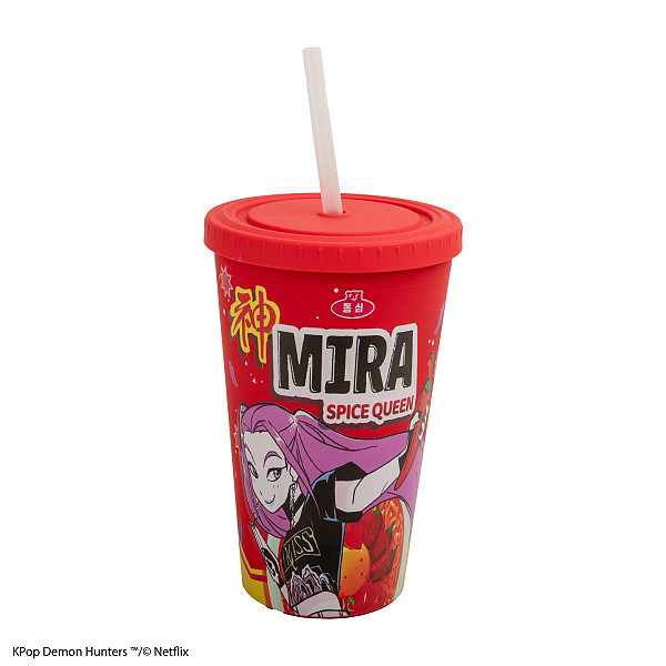 KPop Demon Hunters Hrnek s brčkem - Mira Spice Queen 475 ml