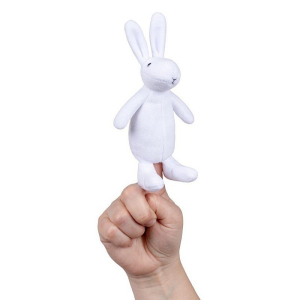 Králík Bob Maňásek prstový 17 cm