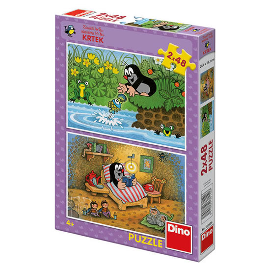 Krtek a perla - Puzzle 2x48