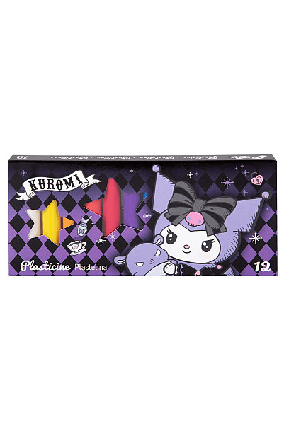 Kuromi plastelina 12 barev