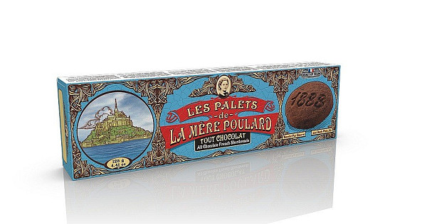 La Mére Poulard All chocolate French shortbread papír 125g