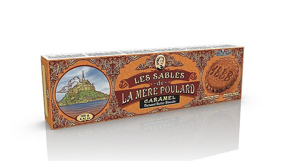 La Mére Poulard Etui Collector Sablés Caramel papír 125g