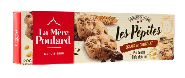 La Mére Poulard Tradition Éclats de Chocolat papír 120 g