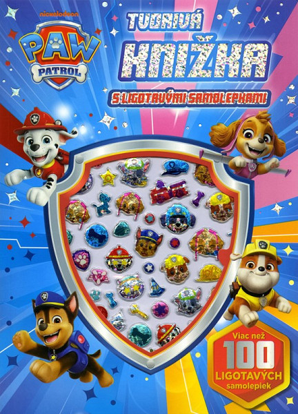 Labková patrola  - Tvorivá knižka s ligotavými samolepkami