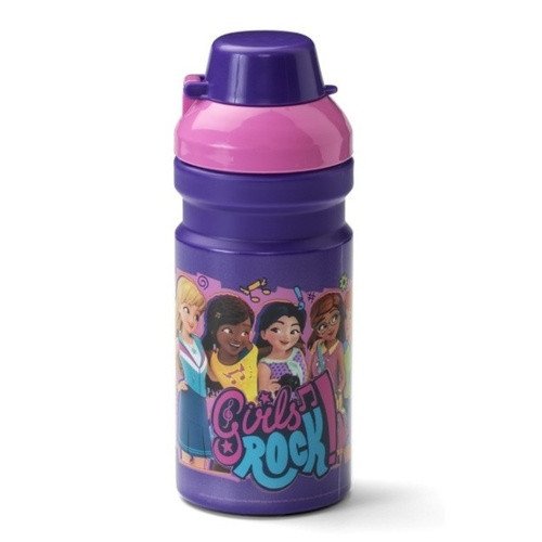 Láhev LEGO Friends Girls Rock - fialová