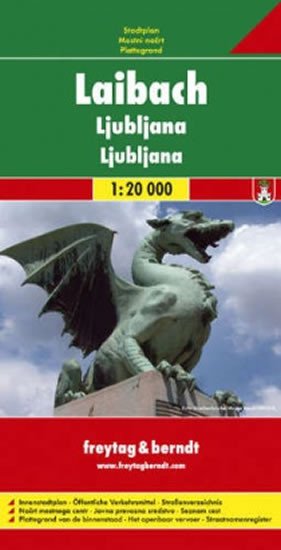 PL 53 Lublaň 1:20 000 / plán města