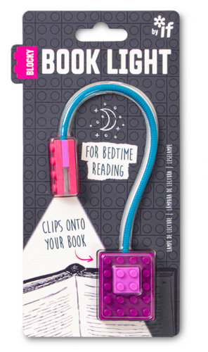 Lampička na čtení - fialová