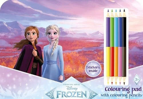 Ledové království - Kreslící set s pastelkami