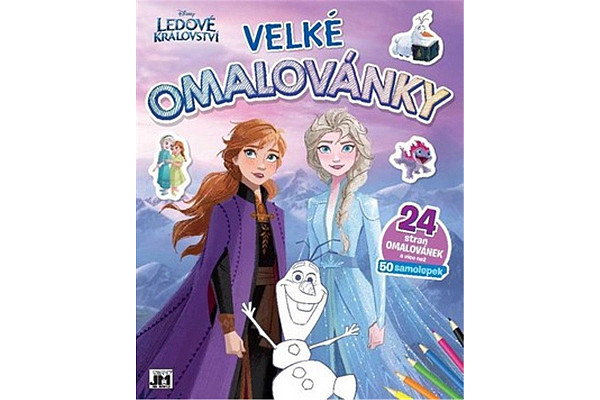 Ledové království - Velké omalovánky