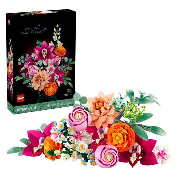 LEGO® Botanicals 10342 Krásná kytice růžových květin