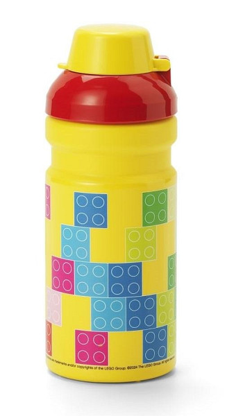 LEGO Brick láhev na pití - červená/žlutá