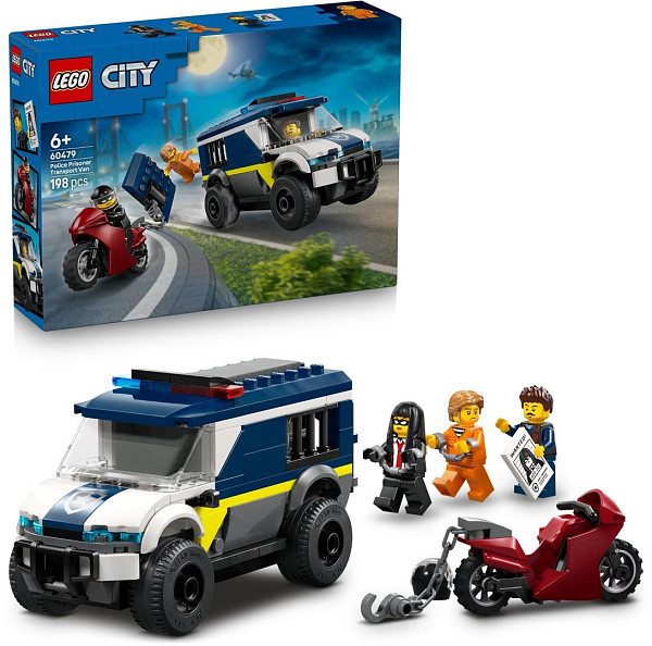LEGO® City 60479 Policejní dodávka pro převoz vězňů