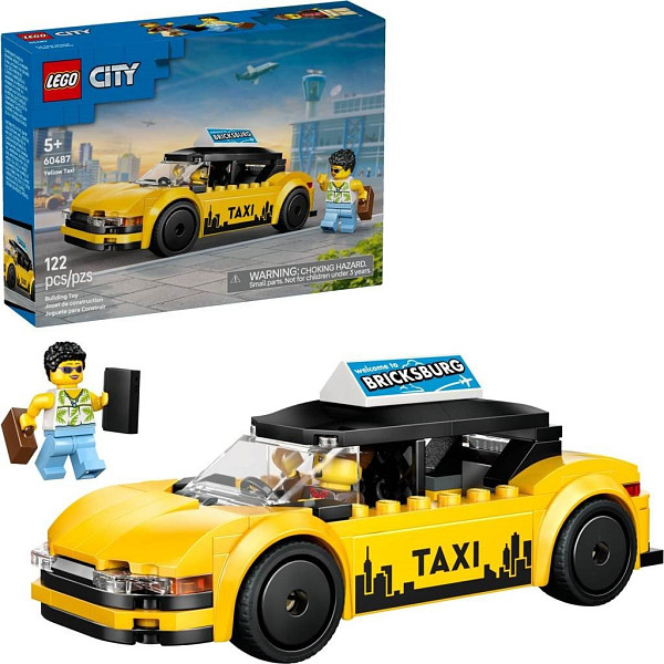 LEGO® City 60487 Žlutý taxík