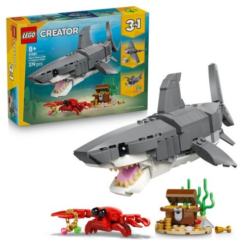 LEGO® Creator 31381 Divoký žralok a truhla s pokladem