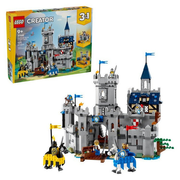 LEGO® Creator 3v1 31168 Středověký hrad a rytíři na koních